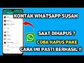 Download Lagu Cara menghapus Kontak di Wa yang tidak bisa dihapus | Terbaru 2023