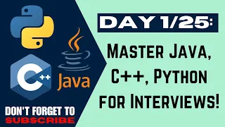 DAY BASIC STRUCTURE Master Java C Python for Interviews