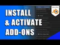 How to Install and Activate Add-ons in BLENDER Micro Tip