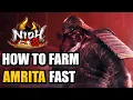 NIOH 2 Best way to farm Amrita and level early