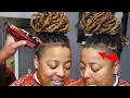 MUST SEE HAIRCUT TUTORIAL HIGH TAPER FADE w DREADS ON TOP