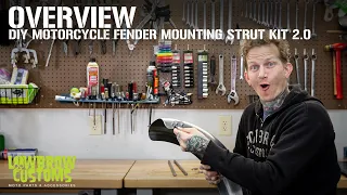 Overview - DIY Motorcycle Fender Mounting Strut Kit 2 0 for Custom Hardtailed Choppers and Bobbers