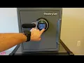 How to Setup Your SentrySafe Fireproof and Waterproof Series Guide Tutorial
