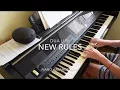 Download Lagu New Rules- Dua Lipa || Piano Cover