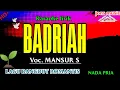 Lagu BADRIAH || MANSUR S || KARAOKE DANGDUT || NADA PRIA @Jonsmusic