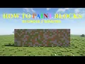 How to PAINT blocks using WorldEdit in Minecraft 1 21 in under 2 minutes