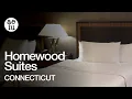 Hotel Room Tour of Homewood Suites Hotel by Hilton in Southington Connecticut
