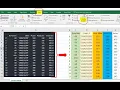 Microsoft excel dataset split into different columns for data cleaning and preprocessing