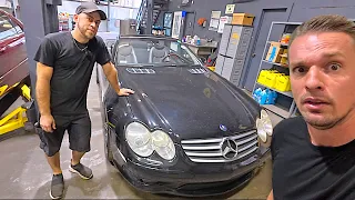 Our Low Mileage Well Optioned Mercedes SL500 Was Damaged During Transport