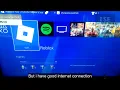 how to fix No network Please retry when connected to internet Roblox app PS4 PS5