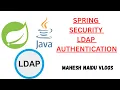 Spring Security with LDAP Authentication in Spring Boot 2 Read LDIF File from FileSystem
