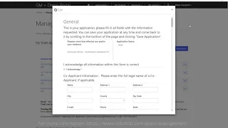 Grants Manager Plus Portal Overview
