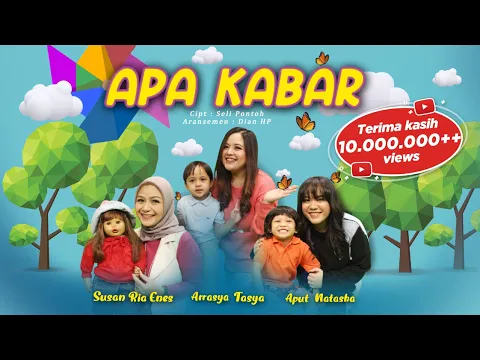 Download MP3 Tasya, Arrasya, Ria Enes, Susan Natasha, Aput - Apa Kabar | Official Music Video