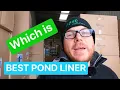 Which is the best pond liner pond liner comparison