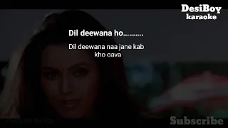 Download dil diwana na jane kab kho gaya Karaoke with lyrics MP3