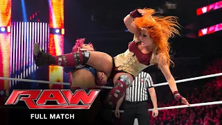 full match becky lynch vs sasha banks raw dec 28 2015