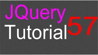 jQuery Tutorial for Beginners - 57