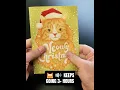 Meowy Christmas - Joker Greeting Prank Card Glitter Sound