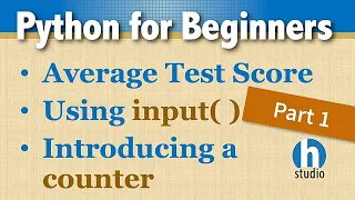 Calculating Average Test Score with Python - Pt 1
