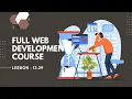 13 29 ES2021 Web Development Course HTML CSS React API NPM GitHub
