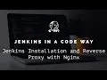Jenkins - Install Reverse Proxy with Nginx