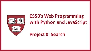 CS50 s Web Programming with Python and JavaScript - Project 0 Search