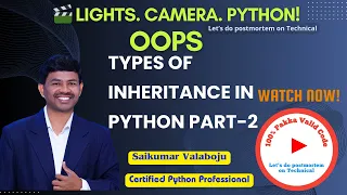 23 Multiple Inheritance super in Python OOP Concepts - Part 2
