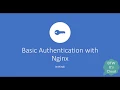 Basic Authentication with Nginx in Hindi Whitelisting Nginx Tutorial Securing using Nginx