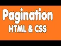 Simple Pagination Design in HTML CSS Simple Pagination Demo