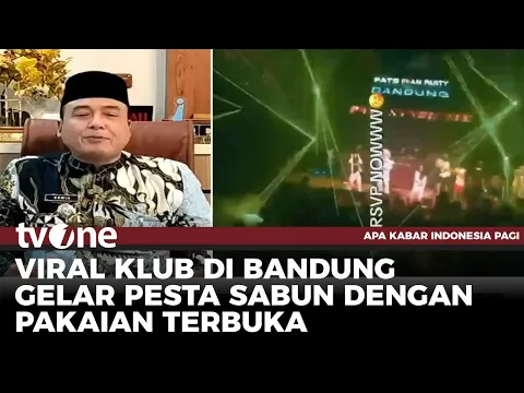Heboh, Pesta Sabun di Bandung Tampilkan Adegan Tak Senonoh