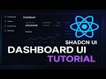 Shadcn UI Dashboard Tutorial in React JS