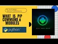 What is PIP Command Modules Python Tutorial For Absolute Beginners In Hindi