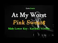 Download Lagu At My Worst - Male Lower Key I Pink Sweat$ I (Karaoke Version)