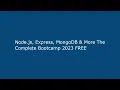 Node js Express MongoDB More The Complete Bootcamp 2023 FREE