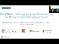 EUROSYS 25 CacheBlend Fast Large Language Model Serving for RAG with Cached Knowledge Fusion