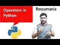 Operators in Python Python Full Course for Beginners in Hindi Urdu