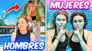 JUGAMOS ESCONDIDAS EXTREMAS HOMBRES vs MUJERES por $10 MIL PESOS…