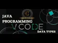 DATATYPE - JAVA V-CODE CSI VIT-AP