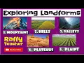 EXPLORING LANDFORMS