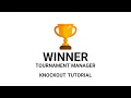 Winner Tournament Maker - Knockout Playoff Tutorial