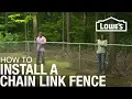 How to Install a Chain Link Fence
