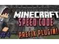JAVA CODING Minecraft Speed Coding Prefix Plugin