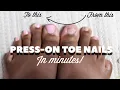 Press-On Toe Nails