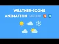 How To Create Weather Icons Using HTML And CSS Weather Icons Animation Tutorials