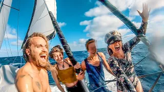 Our Wild Sail Across The South Pacific: 12 DAYS AT SEA  (Expedition drenched S1 Ep. 4)