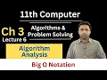 Algorithm Analysis Big O Notation 11th Computer Chapter 3 Algorithms and Problem Solving Qais