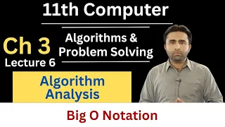 Algorithm Analysis Big O Notation 11th Computer Chapter 3 Algorithms and Problem Solving Qais