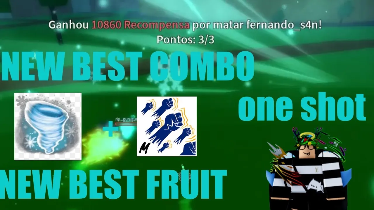 『Best One Shot Combo Blizzard + God Human』Bounty hunting