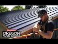 Oregon Music Garage How to Install Snap Loc Standing Seam Metal Roofing