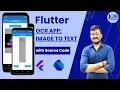 Flutter OCR App ImagetoText Tutorial For Beginners Android Studio